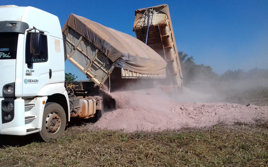 Produtor Rural Alcança Alta Produtividade com Aplicação de Calcário