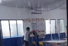 Vídeo: Chuva rápida causa alagamento em escola e Porto Velho entra em alerta para perigo de chuvas intensas