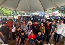 Ministra Sonia Guajajara participa de encontro com povos indígenas em Rondônia