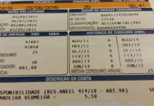Bandeira amarela: conta de luz de julho será mais alta