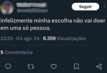 ‘Não vai doer em uma só pessoa’, postou homem antes de matar ex-namorada
