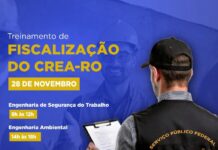Crea-RO promove treinamento para capacitação de fiscais e aprimoramento da fiscalização Crea-RO Realiza Treinamento para Capacitar Fiscais e Aprimorar os Processos de Fiscalização