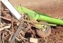 VÍDEO: Avião agrícola cai em fazenda e piloto de 52 anos morre
