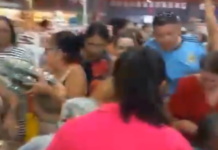 VEJA O VÍDEO: Promoção de ovos causa tumulto em supermercado