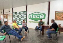 Ações no distrito de Nova Califórnia impulsionam bioeconomia Prefeitura realizou uma visita técnica ao RECA, localizado no distrito de Nova Califórnia
