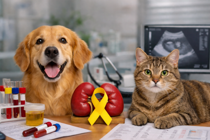 Especialistas alertam: doenças renais em pets podem evoluir sem sintomas e exigem atenção redobrada dos tutores para diagnóstico precoce