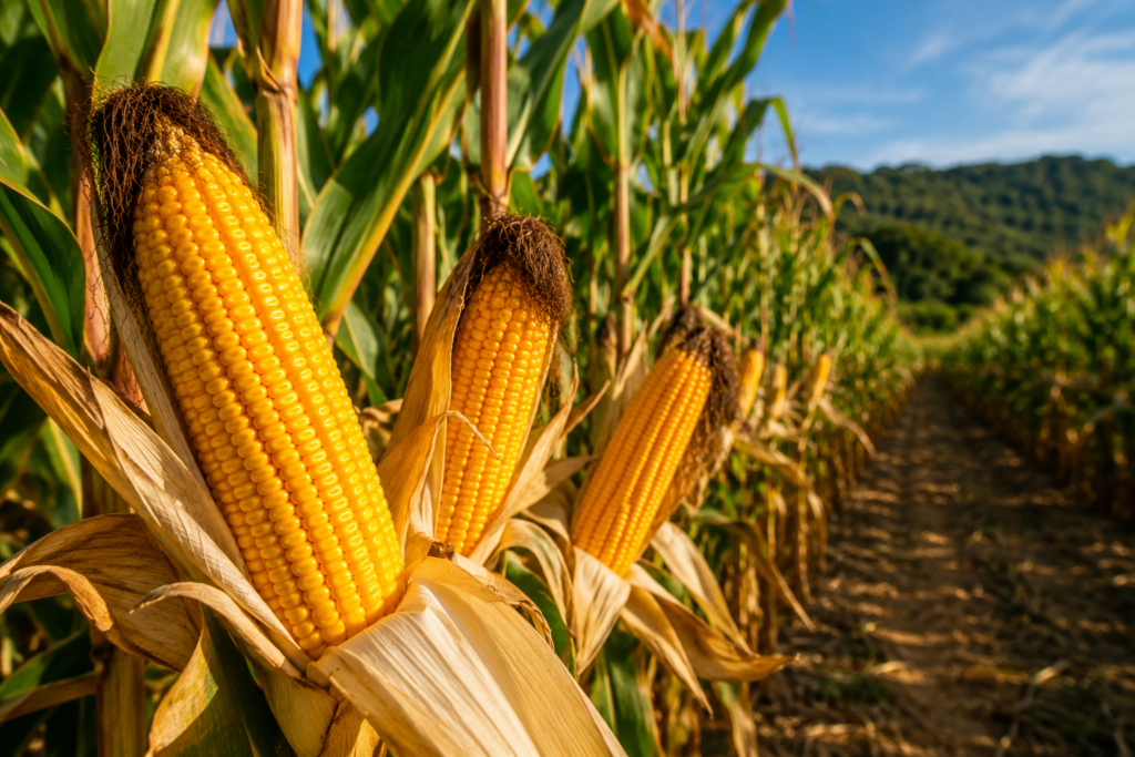 O milho segue como uma das bases da produção agropecuária, garantindo alimento, renda e desenvolvimento para o campo