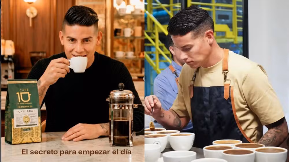 James Rodríguez, confirmado na Copa com a Seleção da Colômbia — Foto: Divulgação