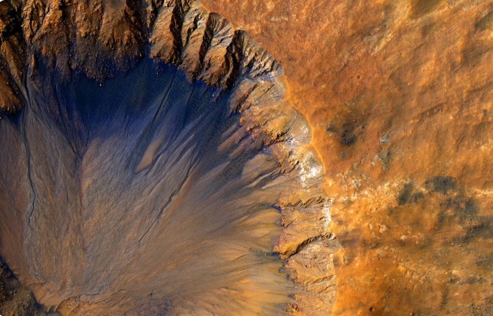 Regolito, o solo marciano | Divulgação/Nasa